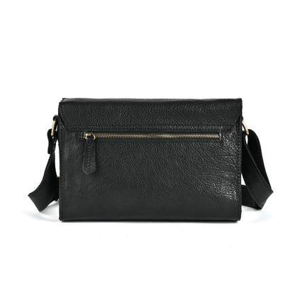 Ancient Trendy Guest Genuine Leather Men's Bag Single Shoulder Crossbody Bag Handmade Cowhide Backpack Simple Small Bag Crazy Horse Leather Men's Bag