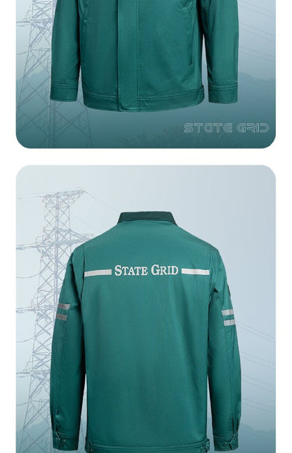 Shandong's New State Grid Work Clothes Suit Anti-Static Power Supply Electrician Men's Labor Protection Clothing Work Clothes