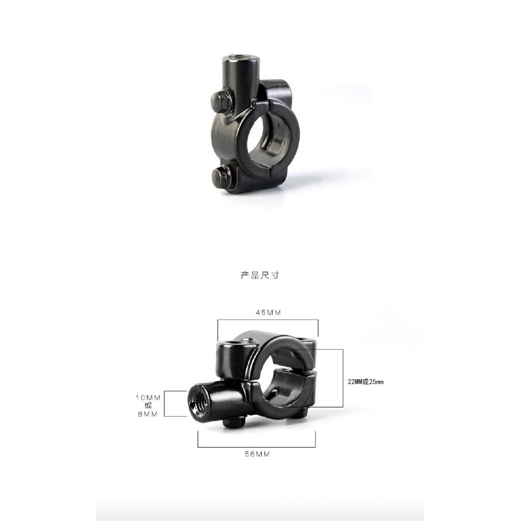 Modified Motorcycle Mirror Holder Accessories M8 M10 Faucet Handlebar Bracket Electric Vehicle Bicycle Rearview Mirror Holder