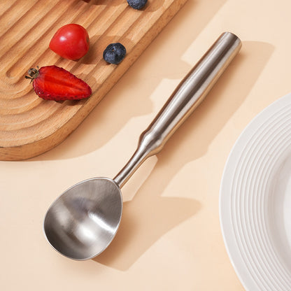 New 304 Stainless Steel Ice Cream Spoon Self-melting Ice Cream Spoon Digging Watermelon Fruit Ball Digger Eating Melon Artifact Spoon