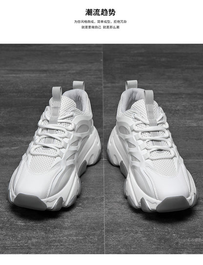 Lion Eagle Dell Torre Shoes Men's Shoes Breathable 45 Thick Bottom Black Plus Size 46 Joker 47 Casual Shoes 48 sneaker