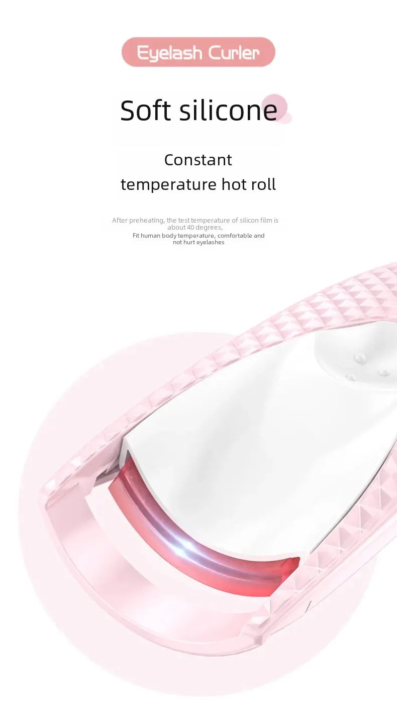 Cross-border new electric eyelash curling device electric eyelash curling device heating styling Beauty Makeup Eyelash curler beauty instrument by PDG ibma