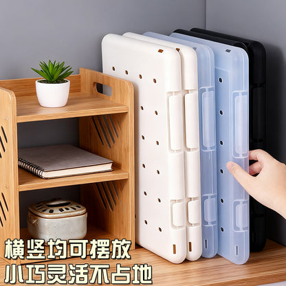 Plastic board folder file box copy writing board storage box A4 data box PP transparent office supplies finishing box