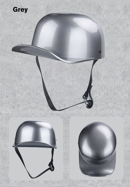 Source Factory Electric Vehicle Helmet Men's Motorcycle Helmet Summer Women's Electric Scooter Safety Helmet Riding Baseball Cap