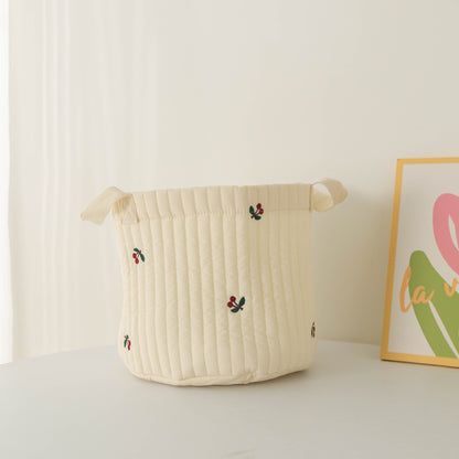 Ins Storage Basket Baby Diaper Clothes Toy Fixing Bag Bedding Storage Multi-use Storage Bag