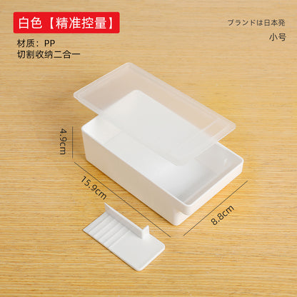 Butter cutting storage box refrigerator frozen cheese cheese slices Butter Cheese cutter packing preservation storage box