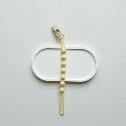 Ins Nordic Style New Plastic Clip Silicone Chain Baby Toy Grinding Stick Tooth Gum Silicone Chain Nipple Anti-losing Rope