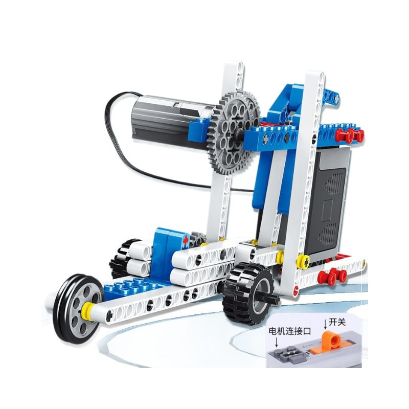 Russian Version of Cross-Border Building Blocks Compatible with Lego 9686 Science and Education Building Blocks Electric Programming Robot Assembly Toys