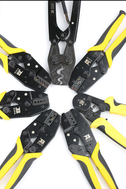 Persian crimping pliers crimping pliers cold pressing pliers wiring terminal pliers squeezing pliers ratchet type insulated terminal spring