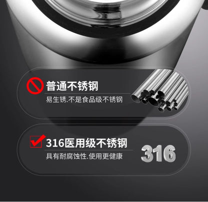 316 stainless steel liner large capacity vacuum all-steel thermos cup outdoor travel mountaineering fitness portable thermos pot