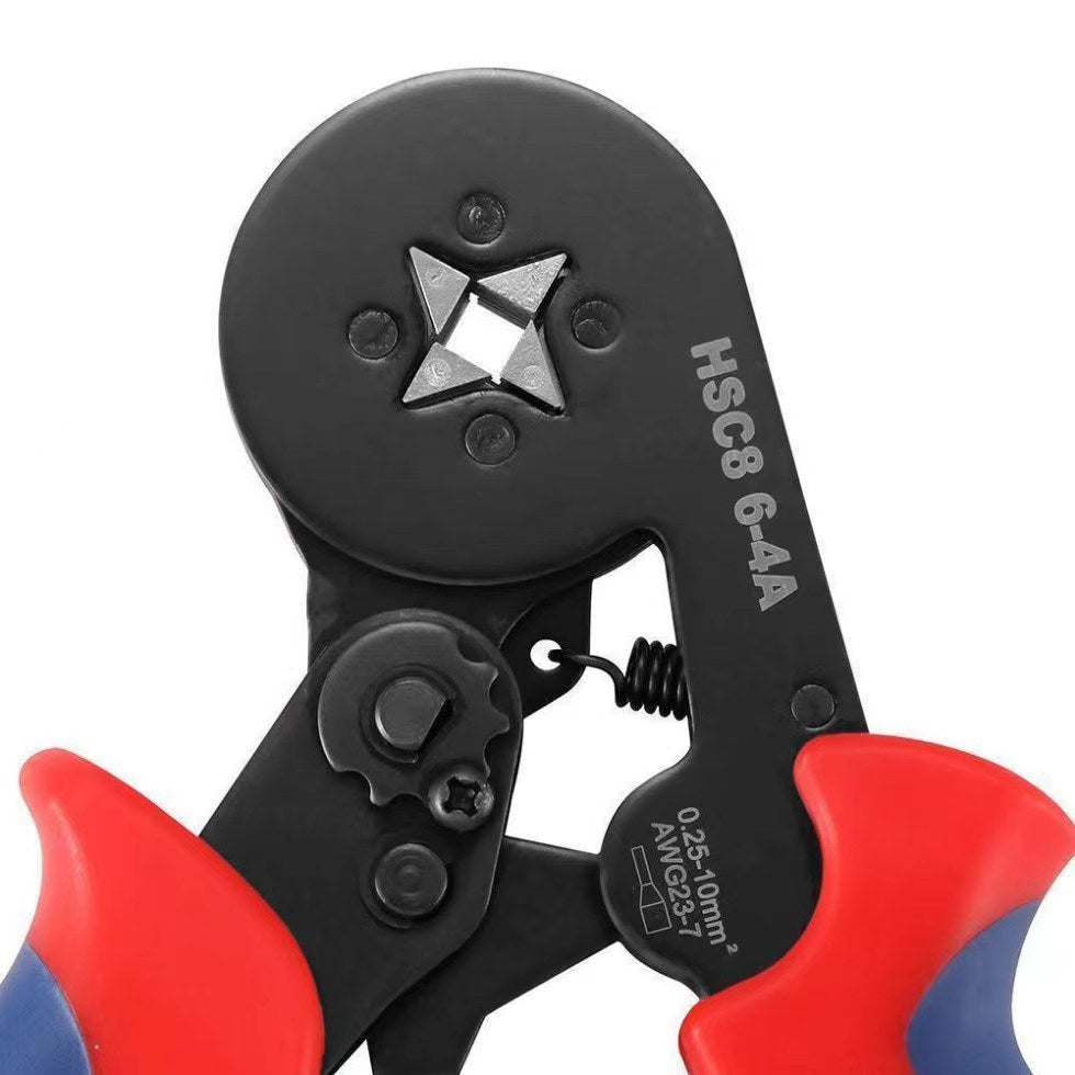 Quadrilateral Pliers Tube Type Pier Crimping Pliers Hsc8 6-4 Pin Type Terminal Crimping Cold-Pressed Terminal Crimping Pliers