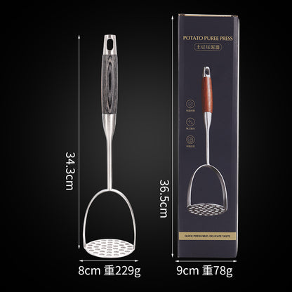 Stainless steel sweet potato masher household potato press kitchen tool manual multi-function masher potato press