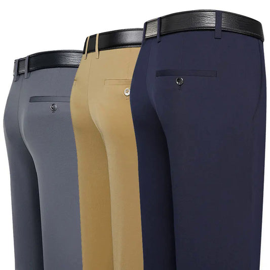 Summer Thin Casual Trousers, Business Men's Trousers, Middle-Aged Dad Casual Trousers by PDG ibma