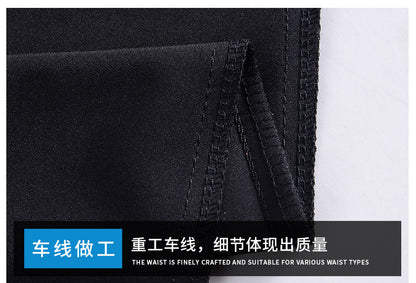 Live popular Tiger head summer thin men's casual pants men's straight business dad suit pants men's stretch long pants
