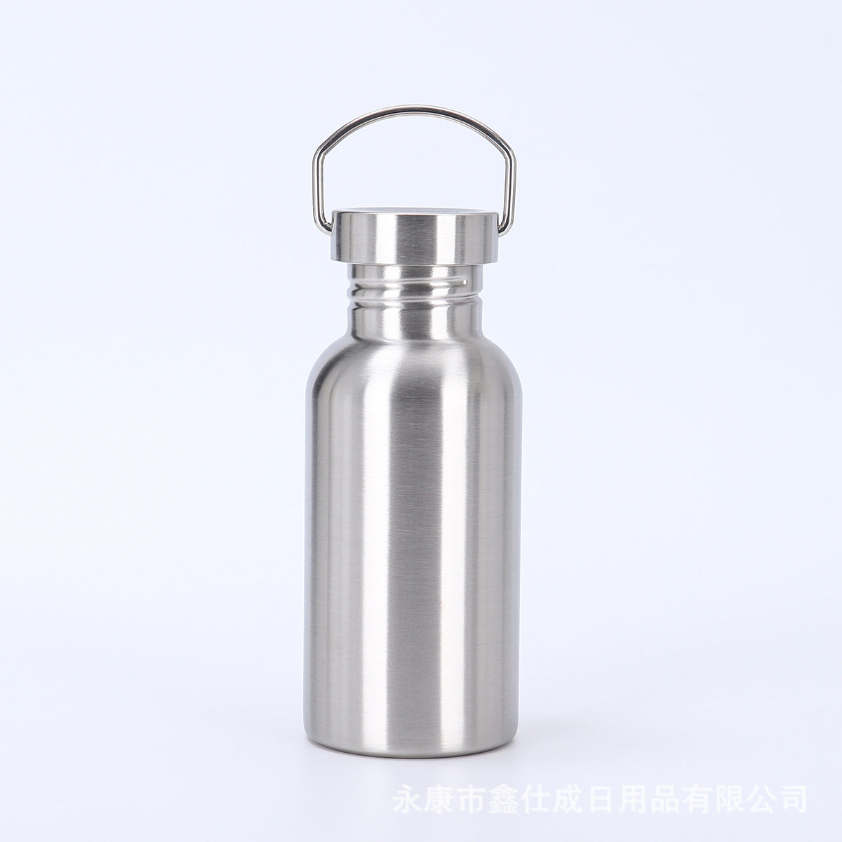 Cross-border factory direct sales 304 stainless steel American thermos portable single and double layer outdoor mountaineering water bottle