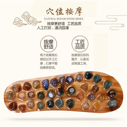 Summer Home Foot Acupoint Magnetic Therapy Massage Men's Slippers Indoor Non-Slip Wear-Resistant Acupressure Health Massage Slippers for Women