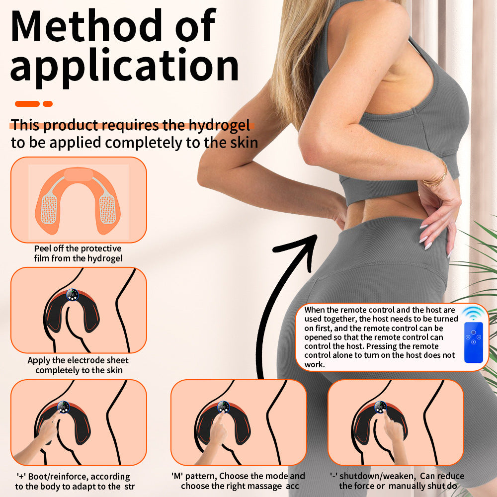 Electrical Muscel Stimulator Massager Abdomen Buttocks Arm Leg Neck Hips Trainer Muscle Toner Fitness Training Workout Equipment