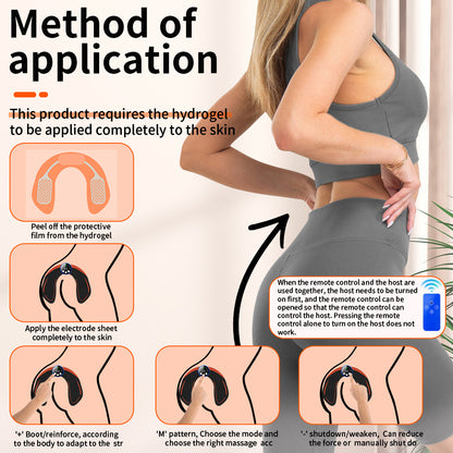 Electrical Muscel Stimulator Massager Abdomen Buttocks Arm Leg Neck Hips Trainer Muscle Toner Fitness Training Workout Equipment