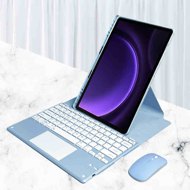 For Lenovo Tab M11 (11 inches) 2024 Bluetooth keyboard rotation protection 360 degrees can be horizontal and vertical