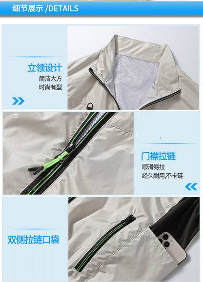 New sleeveless fan clothing air conditioning clothing summer outdoor heatstroke cooling clothes with fan Japan and South Korea cross-border wholesale
