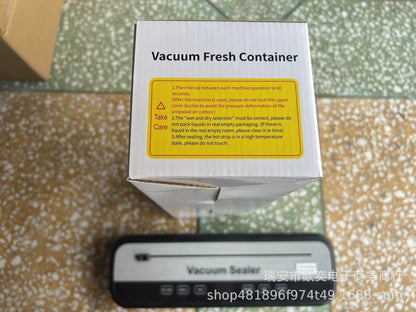 Vacuum Sealing Machine Food Preservation Machine Kitchen Plastic Household Vacuum Packaging Machine Wet and Dry Knife Cutting Sealing Machine