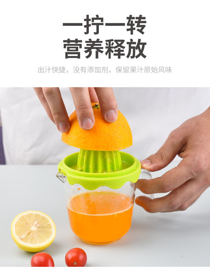 Multifunctional Lemon Manual Juicer with Measuring Cup Easy to Clean Orange Fruit Juicer Juicer Lemon Press