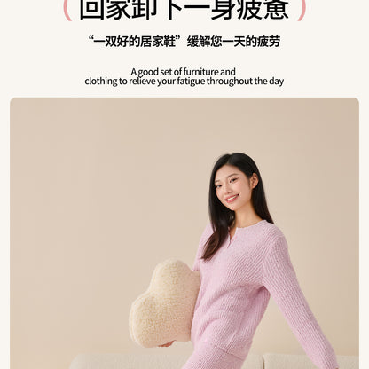 Starry Sky Cotton Slippers for Home Autumn/Winter 2026 New Indoor Warm Plush Winter Slippers for Women Home Use
