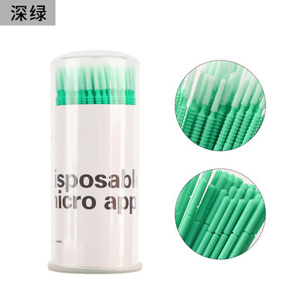 New wholesale long head cotton swab eyelash tattoo nail cleaning cotton swab eyelash disposable long thread cotton swab
