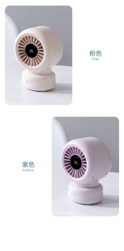 Cross-border stroller octopus mini fan outdoor silent large air volume shaking head can be handheld USB charging