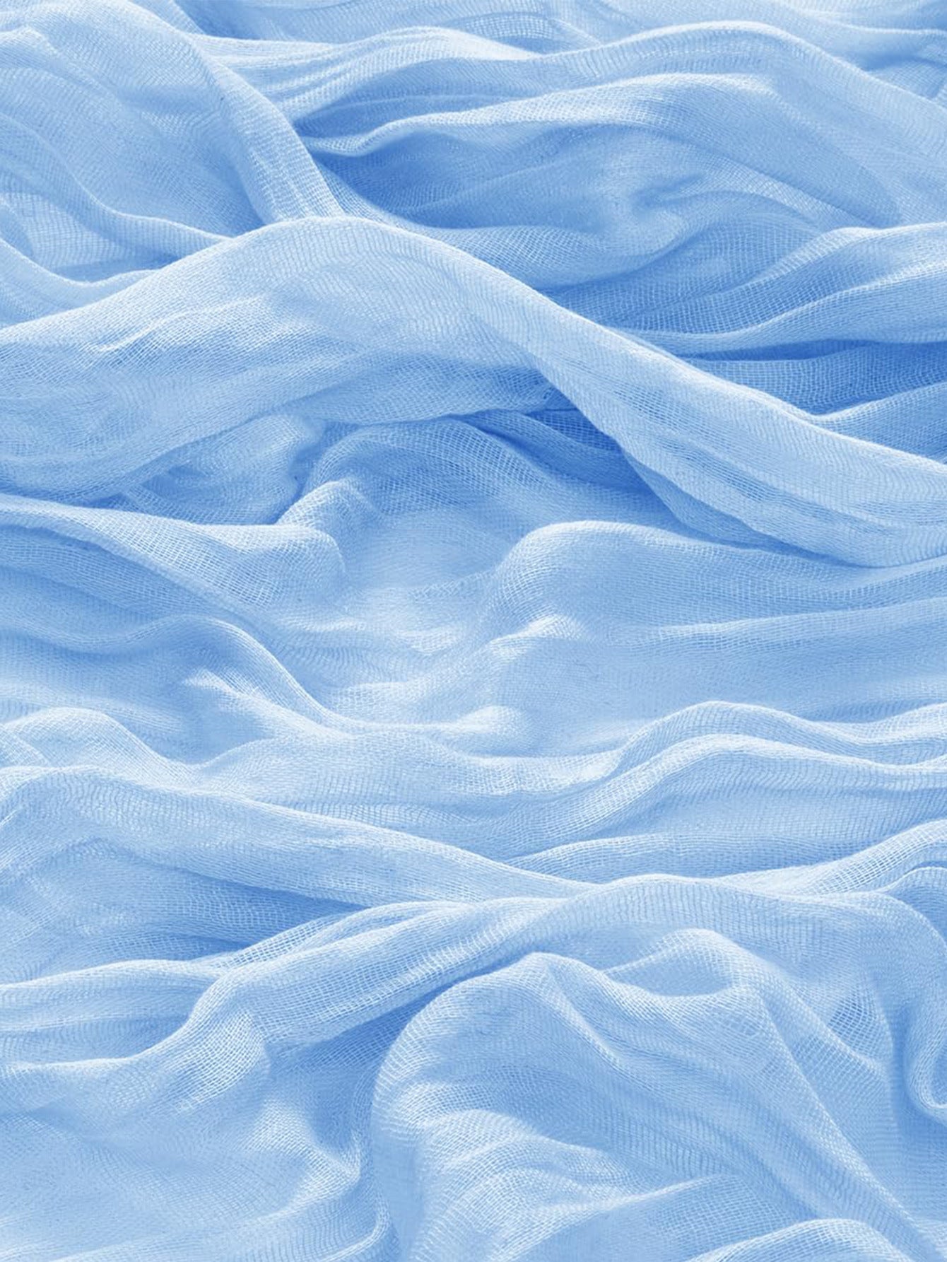 Cross-border foreign trade wholesale Bali yarn wrinkled table flag twist table flag tablecloth wedding party decoration wrinkled table flag