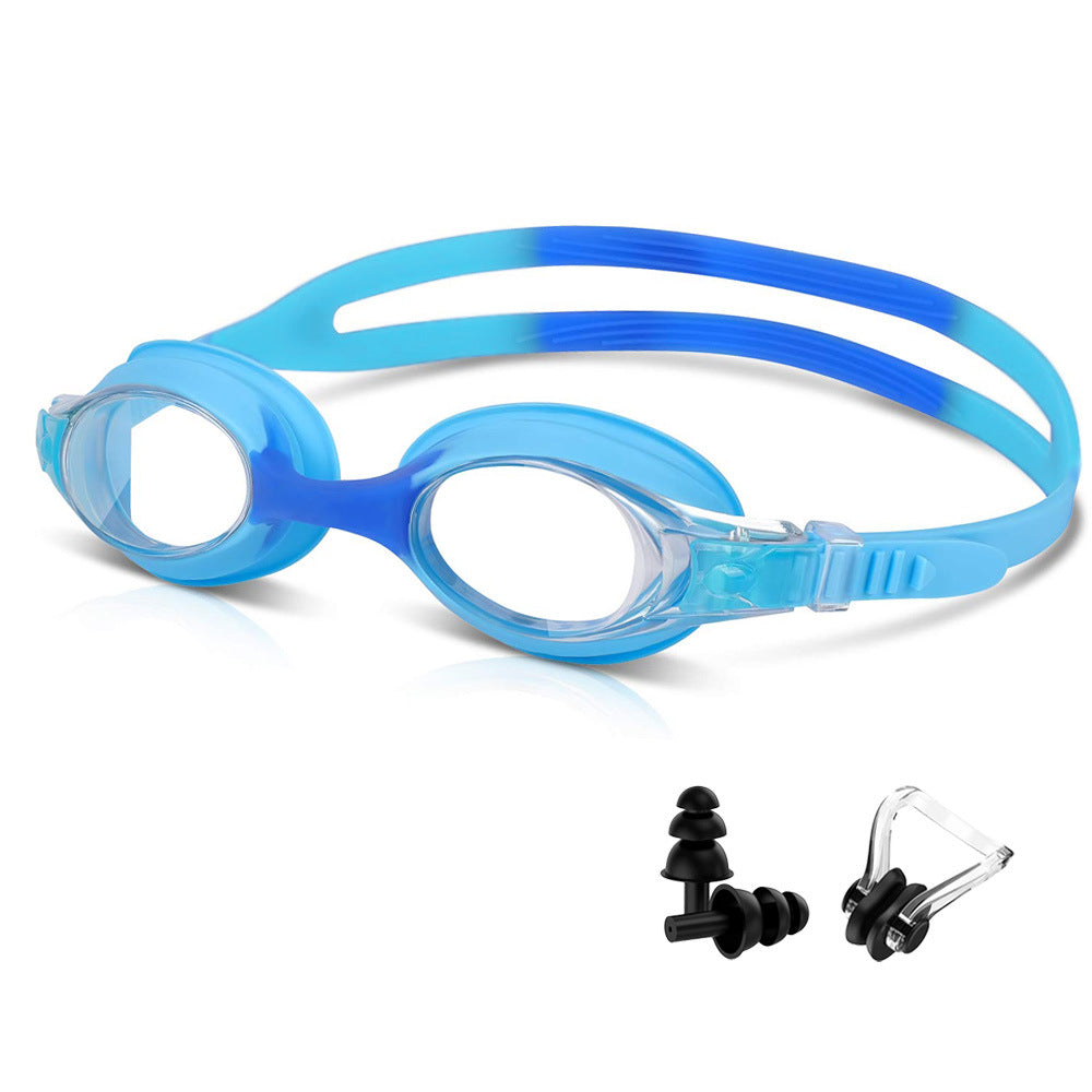 Children's swimming goggles HD waterproof anti-fog swimming glasses silicone swimming goggles cross-border Amazon explosions manufacturers wholesale