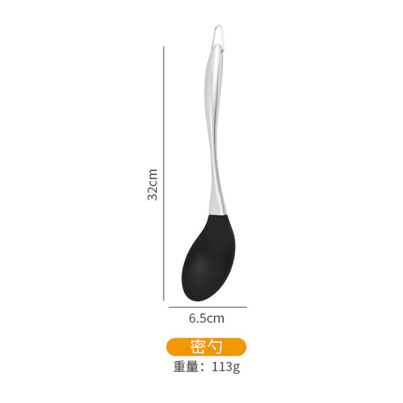 Food Grade Silicone 11 Pieces Kitchenware suit Stir-frying Shovel Non-stick Pan Silicone Colander Pot Stir-frying Spoon Soup Spoon