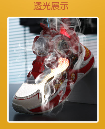 Boys' Shoes 2025 Summer New Single Mesh Breathable Children's Sports Shoes Nezha Same Style Boys' Running Shoes