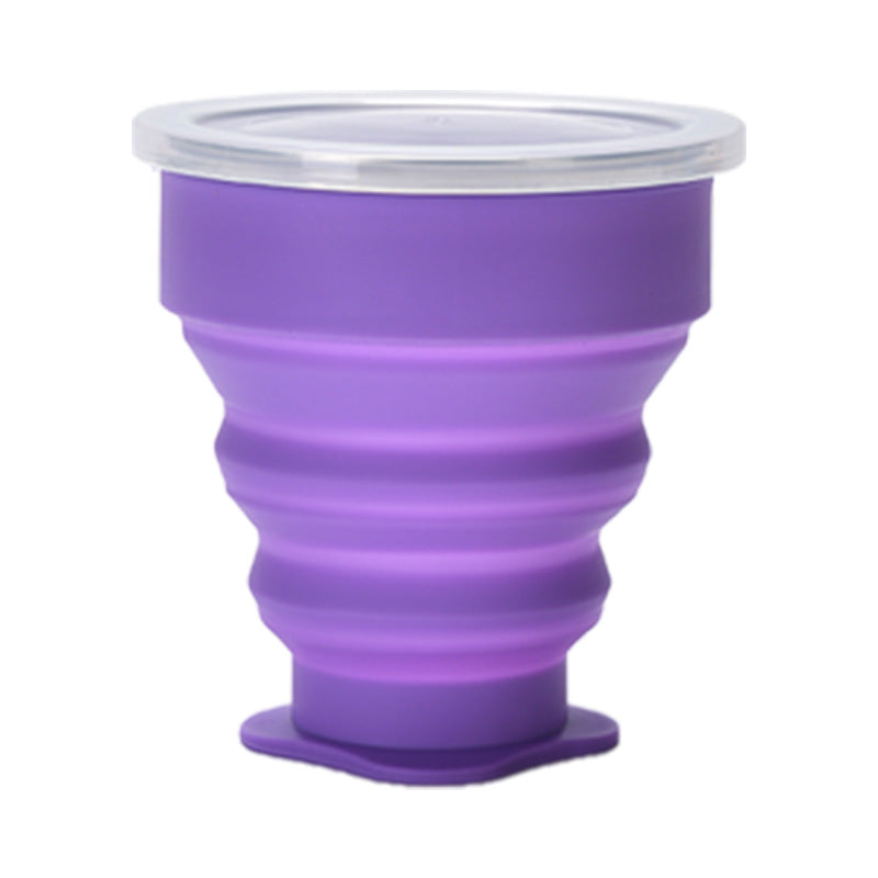Cross-Border Silicone Foldable Water Cup, Portable Mouthwash Cup for Outdoor Travel, Lightweight and Convenient Cup, Watercup Portable