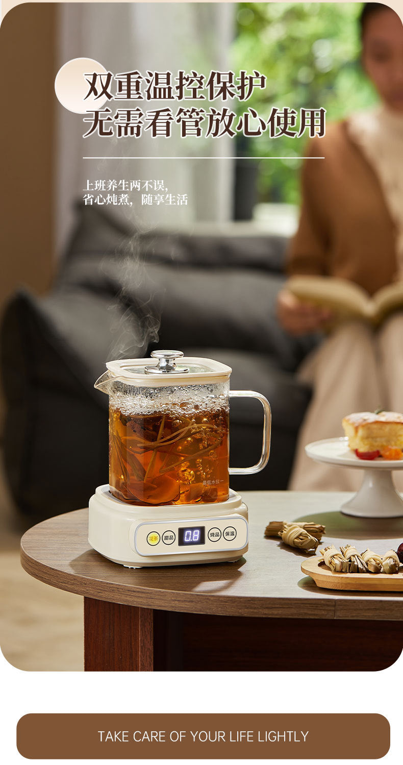 Health Pot Multi-functional New Household Glass Kettle Small Office Tea Maker Dormitory Flower Tea Pot Gift