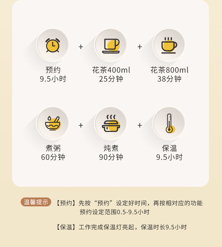 Multifunctional Health Cup Electric Stew Cup Small Mini Heating Water Cup Tea Boiling Pot Hot Milk Office Artifact
