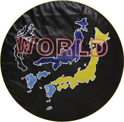 Source factory car tire protective cover tire cover spare tire cover protective cover thickened tire cover all black tire cover