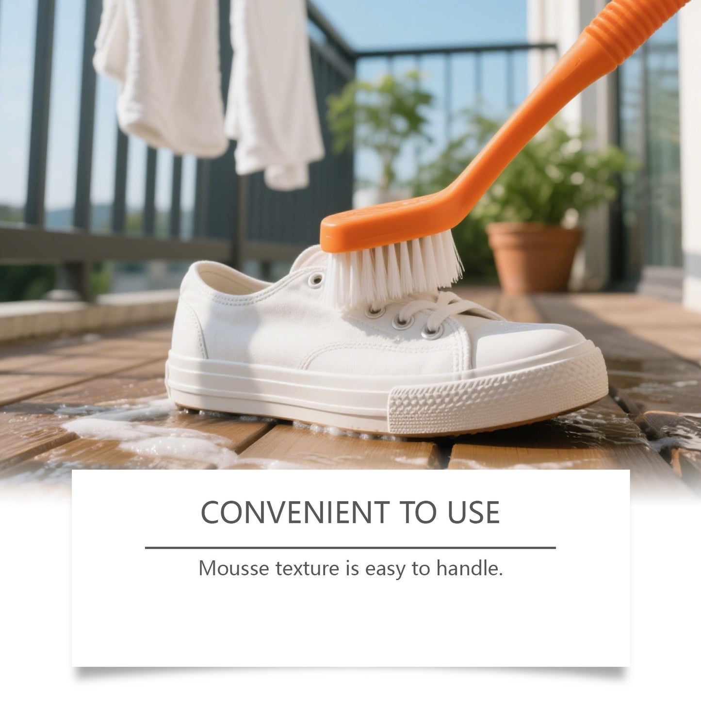 Jakehoe White Shoe Mousse Care Agent - Care for Yellowing Marks on White Shoes, Protects Color and Does Not Damage the Shoe Surface