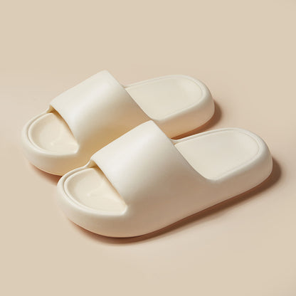 Korean Style Non-Slip Soft-Soled Eva Slippers for Women in Summer Bathroom Bathing Couples Thick-Soled Home Sandals