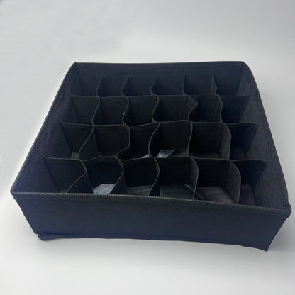 Underwear Compartmentalized Storage Box Four-Piece Set, Sock Storage Box, Fabric Home Storage, Bra Organizer, Multi-Compartment Classification Storage Box