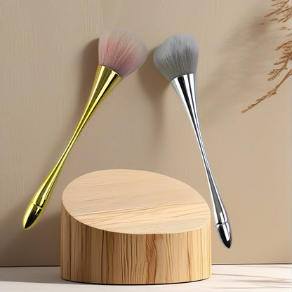 Source Manufacturer Golden Small Waist Blush Brush Loose Powder Brush Super Large Soft Hair Powder Makeup