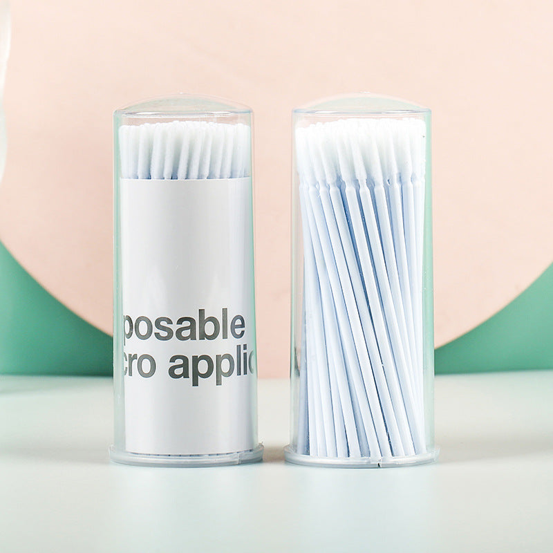 Grafting eyelash long head cotton swab eyelash cleaning stick cotton swab unloading eyelash cleaning stick tattoo auxiliary professional tool