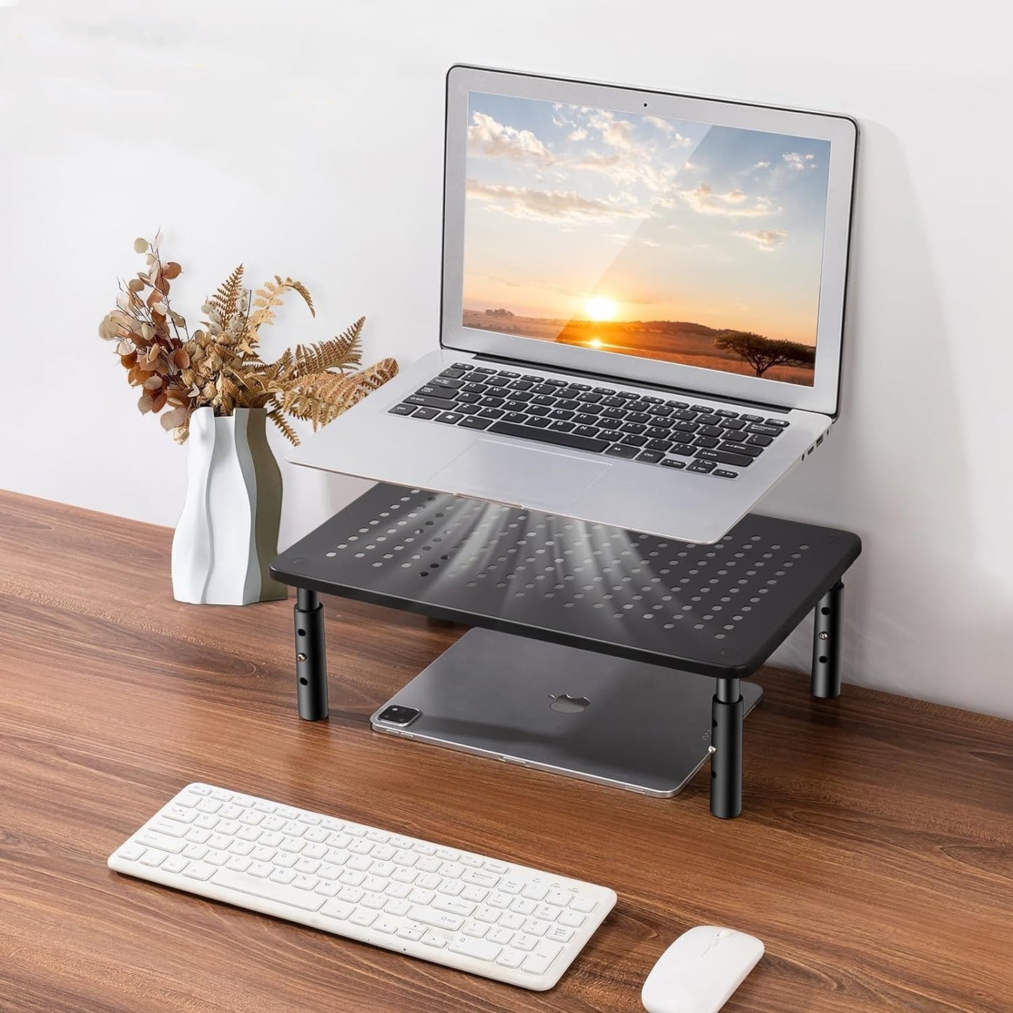 Spot Computer Display Heightening Base Height Adjustable Tool-Free Installation Monitor Heightening Stand