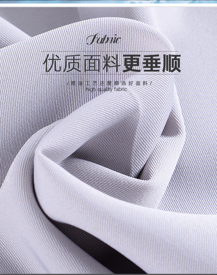 2025 New Summer Thin Mulberry Silk Middle-Aged Business Casual Straight Loose Wrinkle-Free Men's Pants