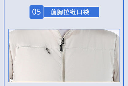 Cross-border New Smart Air-conditioning Clothing Jacket Clothes with Fan Outdoor Work Uniform Labor Protection Duty Fan Clothing