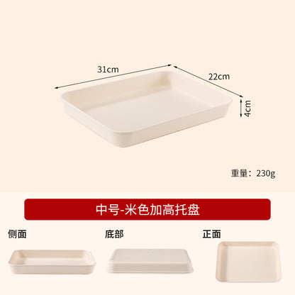 Commercial Deepening Tray Rectangular Kindergarten Plastic Storage Tray for Hot Pot Food Preparation Tray with Marinated Flavor Marinated Dishes Display Tray