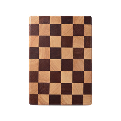 Wholesale antibacterial mildew-proof anti-skid rubber wood solid wood splicing checkerboard cutting board solid wood chopping board cutting board