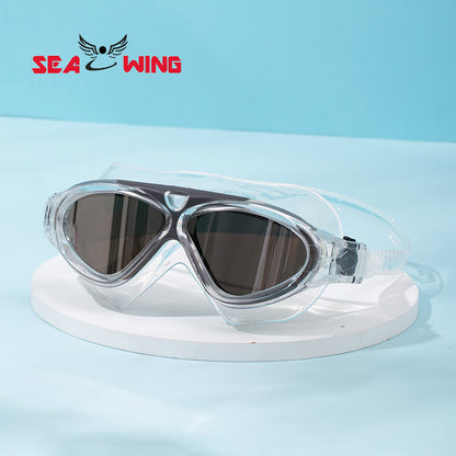 Large-Frame Swimming Goggles Liquid Silicone New Waterproof Diving Outdoor Sports Equipment Glasses Diving Goggles Wholesale