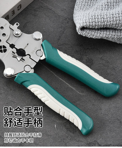 Foldable Wire Stripping Pliers Multifunctional Wire Stripping and Crimping Pliers Manufacturer Wholesale Industrial Grade Screwable Wire Stripping Pliers