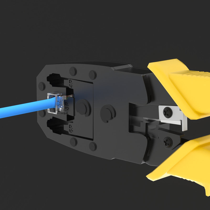 Xianglei three-purpose network crimping pliers 4p6p8p universal three-in-one network pliers multifunctional network cable crimping pliers
